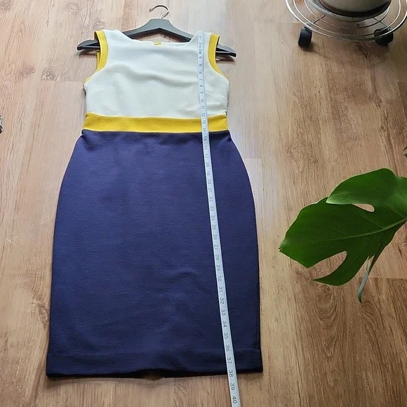 Boden Celia Ottoman sheath colorblock dress size 4P - Picture 13 of 13